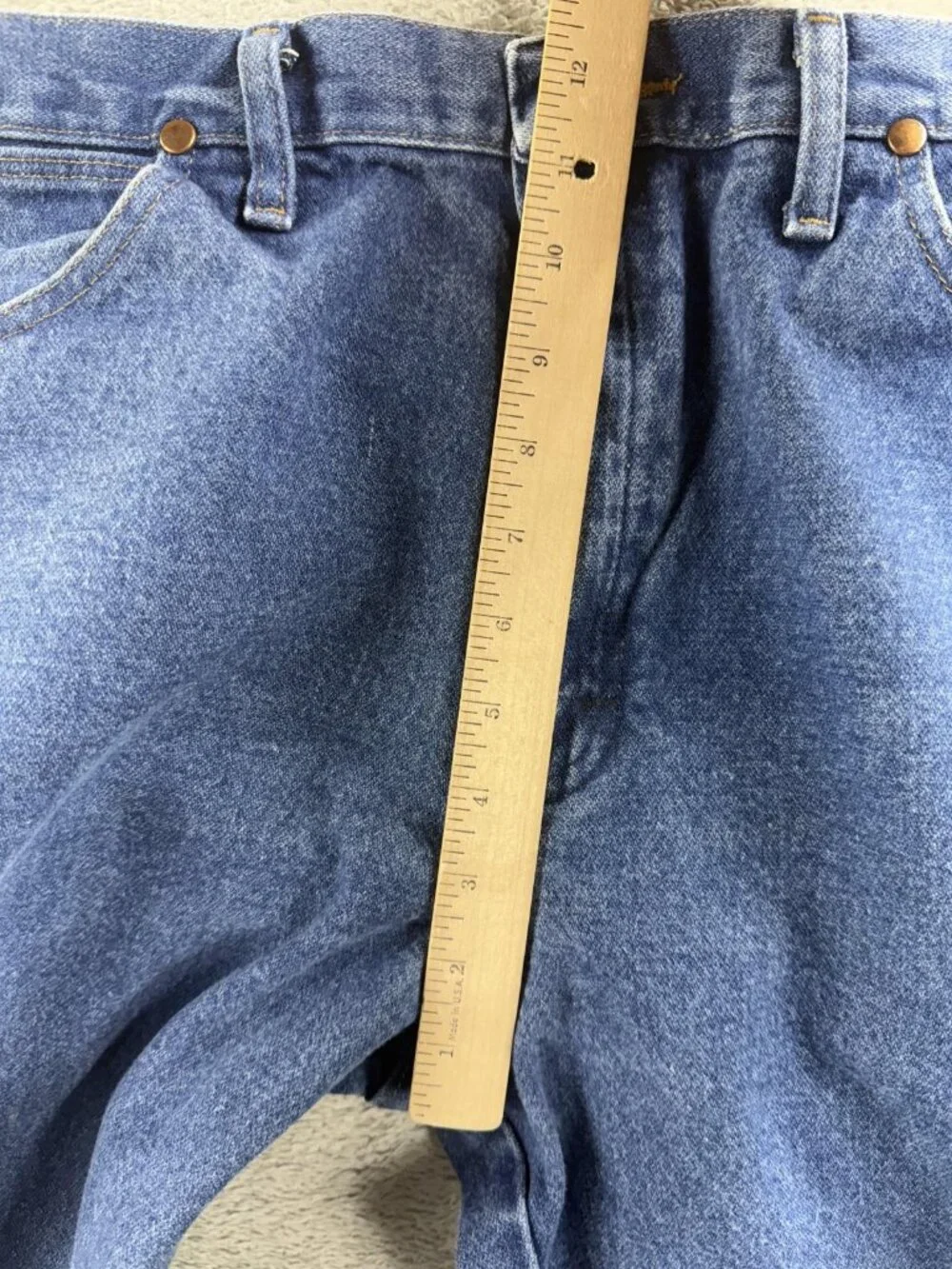 Wrangler Cowboy Cut Jeans Mens 36x32 Blue Medium Wash Straight Denim 936PWD
